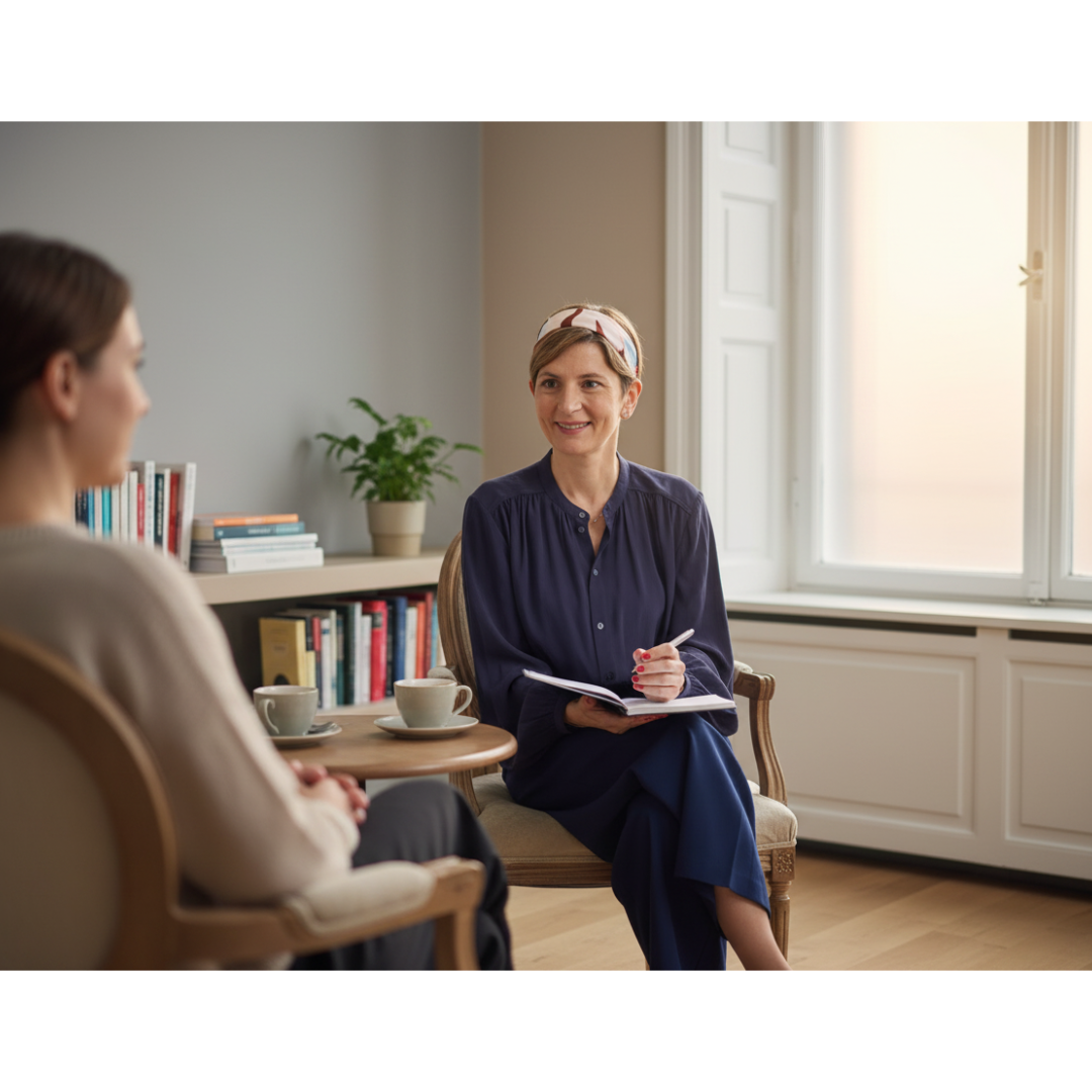 Coaching-Atmosphäre in warmem Ambiente
